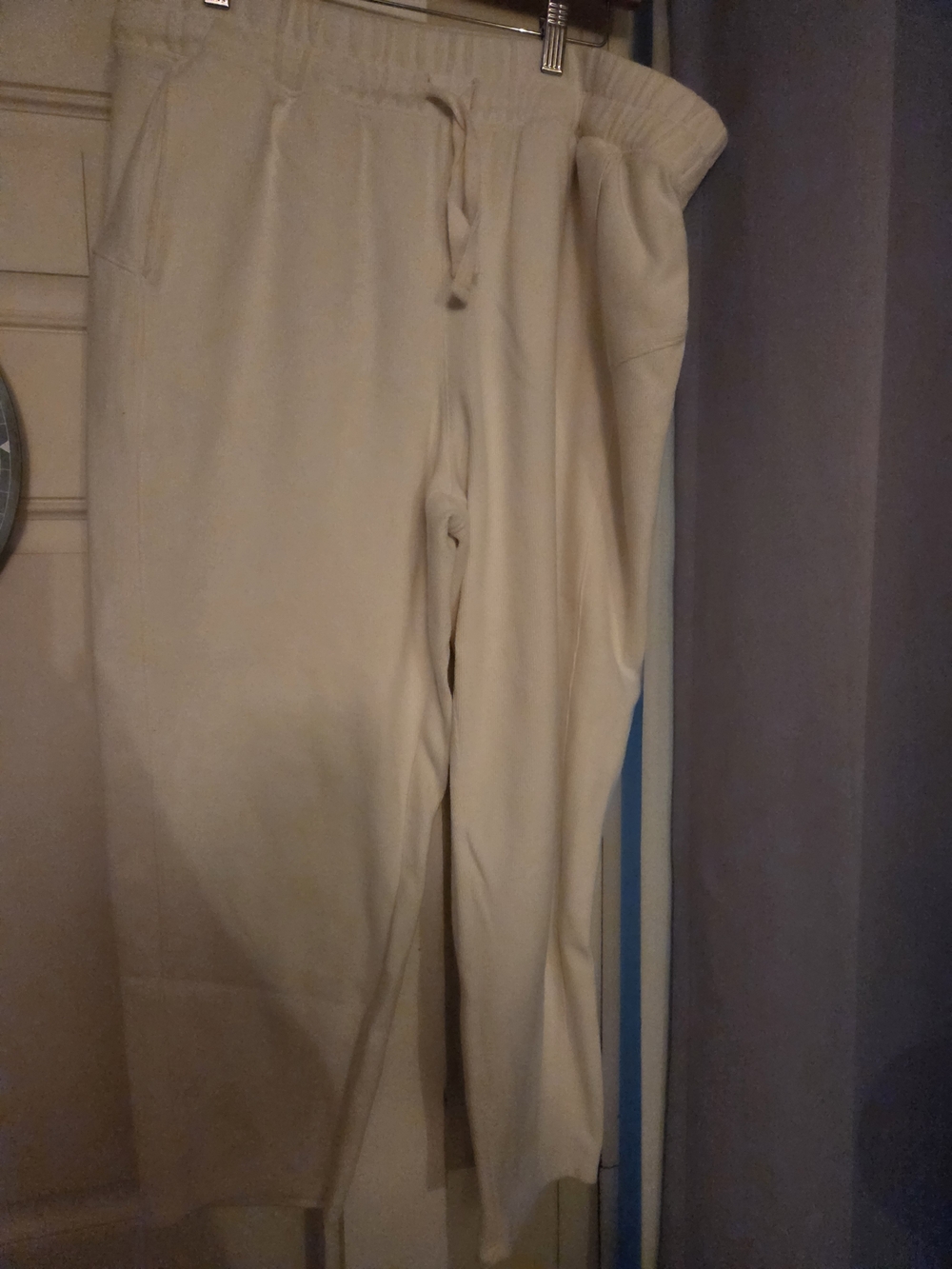 all in motion Cream Wide-Leg Drawstring Pants - Picture 7 of 7